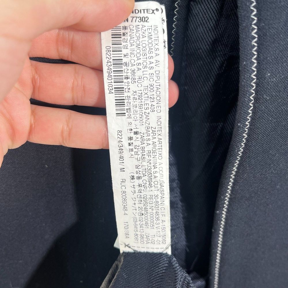Zara Basic Collection Black Vest Spring Autumn Sl… - image 5